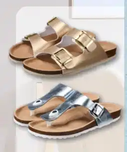 Aldi Nord Up2Fashion Damen Leder-Tieffußbettpantoletten Angebot