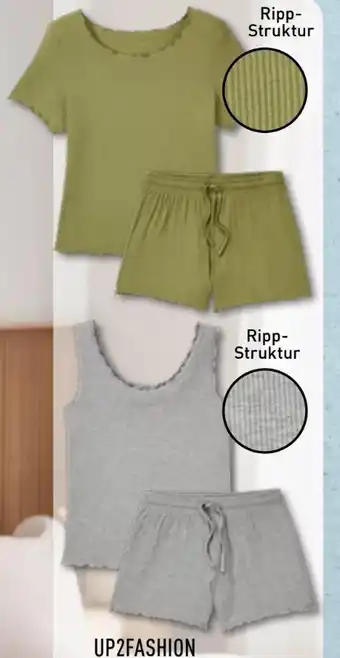 Aldi Nord Up2Fashion Damen Pyjama Angebot