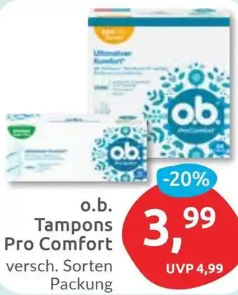 Budni o.b. Tampons Pro Comfort Angebot