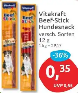 Budni Vitakraft Beef-Stick Hundesnack Angebot