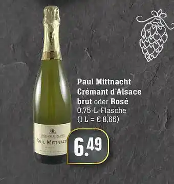 Edeka Paul Mittnacht Crémant D'alsace Brut Oder Rosé Angebot