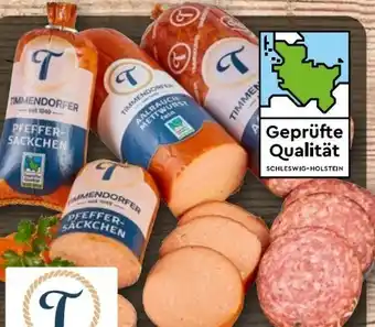 REWE Timmendorfer Wurst Pfeffersäckchen Angebot