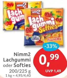 Budni Nimm2 Lachgummi oder Softies Angebot