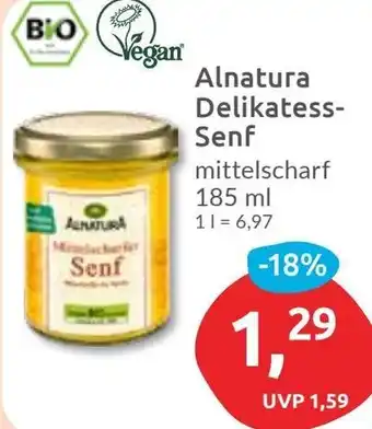 Budni Alnatura Delikatess Senf Angebot