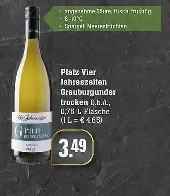 Edeka Pfalz Vier Jahreszeiten Grauburgunder Trocken Angebot