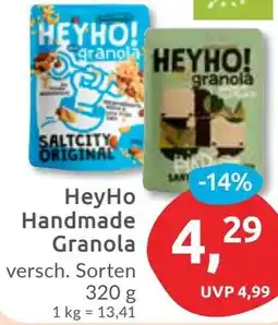Budni HeyHo Handmade Granola Angebot