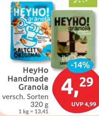 Budni HeyHo Handmade Granola Angebot