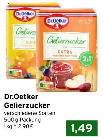 CAP Markt Dr.Oetker Gelierzucker Angebot