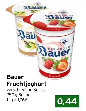 CAP Markt Bauer Fruchtjoghurt Angebot