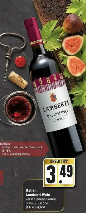 Edeka Lamberti Wein Angebot