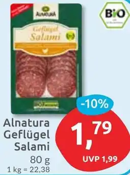 Budni Alnatura Geflügel Salami Angebot