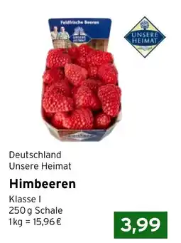 CAP Markt Unsere Heimat Himbeeren Angebot