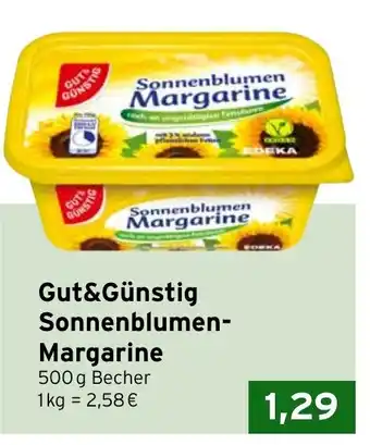CAP Markt Gut&Günstig Sonnenblumen Margarine Angebot