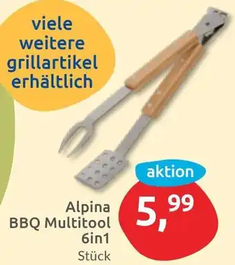 Budni Alpina BBQ Multitool 6in1 Angebot