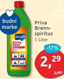 Budni Priva Brennspiritus Angebot