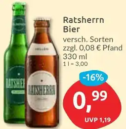 Budni Ratsherrn Bier Angebot