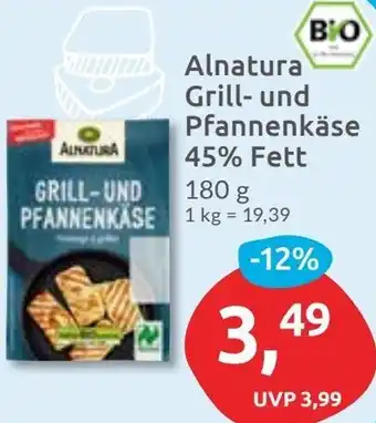 Budni Alnatura Grill- und Pfannenkäse 45% Fett Angebot