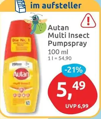 Budni Autan Multi Insect Pumpspray Angebot
