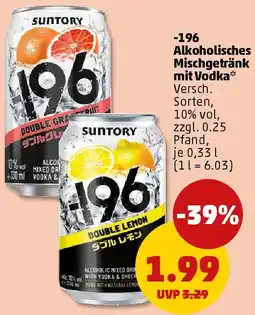 PENNY -196 Alkoholisches Mischgetränk mit Vodka Angebot