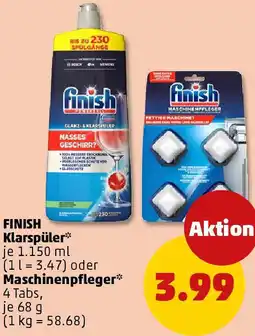 PENNY FINISH Klarspüler oder Maschinenpfleger Angebot