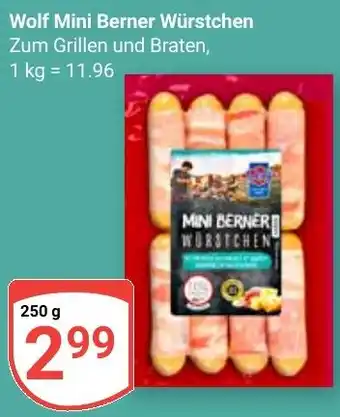 Globus Wolf Mini Berner Würstchen Angebot