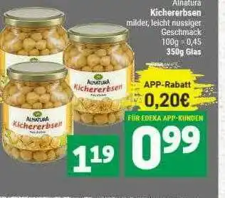 Marktkauf Alnatura Kichererbsen Angebot