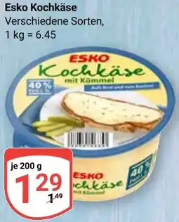 Globus Esko Kochkäse Angebot