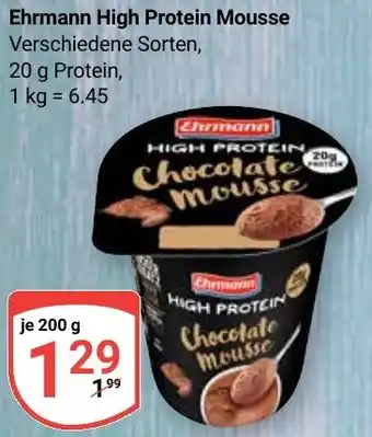 Globus Ehrmann High Protein Mousse Angebot
