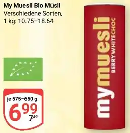 Globus My Muesli Bio Müsli Angebot