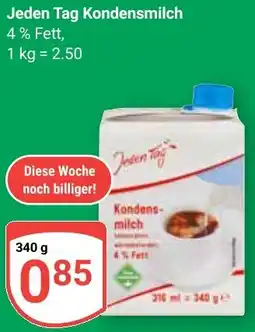 Globus Jeden Tag Kondensmilch Angebot