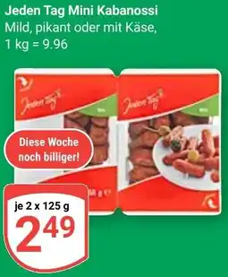 Globus Jeden Tag Mini Kabanossi Angebot