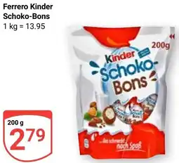 Globus Ferrero Kinder Schoko-Bons Angebot