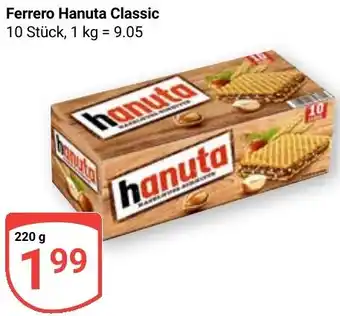 Globus Ferrero Hanuta Classic Angebot