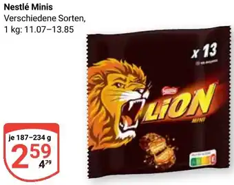 Globus Nestlé Minis Angebot