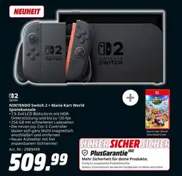 MediaMarkt Nintendo switch 2 + mario kart world spielekonsole Angebot