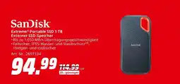 MediaMarkt Sandisk extreme portable ssd 1 tb Angebot