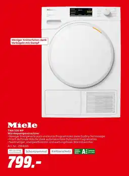 MediaMarkt Miele twa 520 wp wärmepumpentrockner Angebot