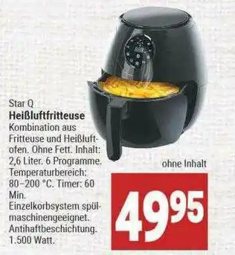Marktkauf Star Q Heißluftfritteuse Angebot