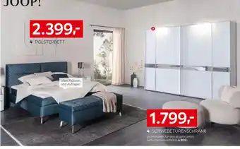 XXXLutz Joop! select polsterbett oder schwebetürenschrank 2-türig Angebot