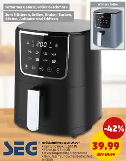 PENNY SEG Heißluftfritteuse AF2599 Angebot