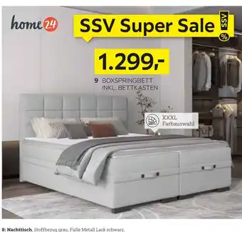 XXXLutz Home24 boxspringbett inkl. bettkasten Angebot