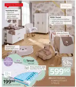 XXXLutz Jimmylee babyzimmer-komplett-set „emely“ oder träumeland kinderbettmatratze Angebot
