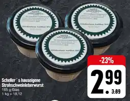 E-Center Scheller strohschweinleberwurst Angebot