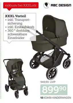 XXXLutz Abc design kombi-kinderwagen „salsa 5 air“ Angebot