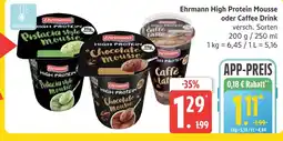 Marktkauf Ehrmann high protein mousse oder caffee drink Angebot