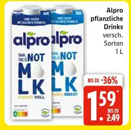 Marktkauf Alpro pflanzliche drinks Angebot