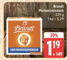 Marktkauf Brandt markenzwieback Angebot