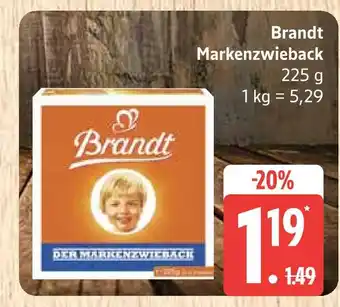 Marktkauf Brandt markenzwieback Angebot