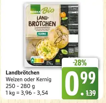 Marktkauf Edeka bio landbrötchen Angebot