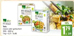 Marktkauf Edeka bio my veggie tofu classic Angebot
